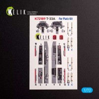 Reskit K72189 T-33A Shooting Star - interior 3D (PLATZ) 1/72