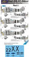 Lf Model C48162 Decals Fiat CR.32 Chirri Squadr.Musollini I. 1/48