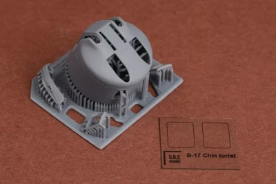 Sbs Model 48097 B-17G Chin turret (HKM) 3D Printed 1/48