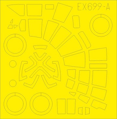Eduard EX699 Mask 1/48 He 111Z TFace (ICM)