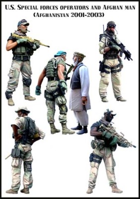 Evolution Miniatures BigSet-1 US Specials Forces operators 1/35