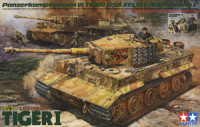 Tamiya 25401 Pz.kpfw.VI Ausf.E Tiger I Late Version w/Ace Commander 1/35