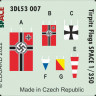 Eduard 3DL53007 Tirpitz flags SPACE (TRUMP) 1/350