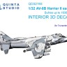 Quinta Studio QD32193 AV-8B Harrier II ранний (Trumpeter) 3D Декаль интерьера кабины 1/32