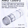 Amigo Models AMG 72009-2 R-27F2-300 exh.nozzle MiG-23S/U/UB (RVA/ART) 1/72