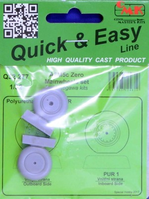 CMK Q32277 A6M5c Zero Mainwheels set (HAS) 1/32