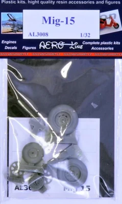 Plusmodel AL3008 MiG-15 - wheels 1/32