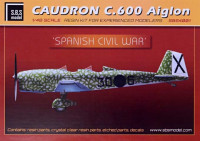 SBS model M4001 Caudron C.600 Aiglon Spanish C.W. (resin kit) 1/48