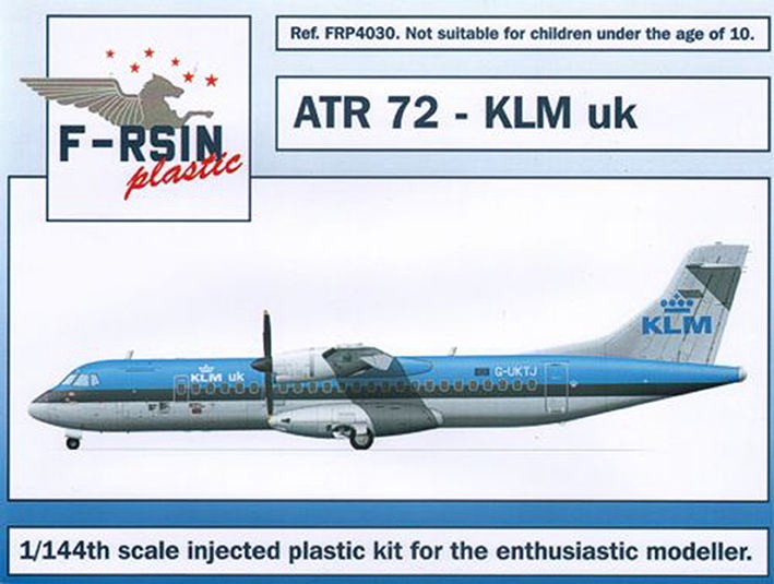 F-rsin Plastic FRP4030 ATR-72 KLM UK 1/144