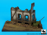 BlackDog D72023 Street with house ruin N°2 base (150x90 mm) 1/72