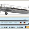 F-rsin Plastic FRP4135 Vickers Viking Lufthansa (silk-screened decals) 1/144