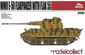 Modelcollect UA72020 Germany WWII E-50 Flakpanzer with FLAK 55 1/72