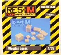 RES-IM RESIM35004 1/35 Wooden boxes - 3 types (10 pcs.)