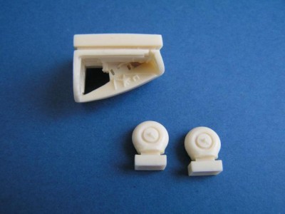 Pavla Models U72-103 Mi-24V gear wells for HobbyBoss 1:72
