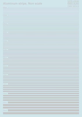 Print Scale 039-camo Aluminium strips - 13 types (wet decals)