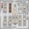 Eduard 3DL48247 B-26F Marauder cockpit & nose SPACE (ICM) 1/48