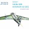 Quinta studio QD48241 Me 163B (GasPatch models) 3D Декаль интерьера кабины 1/48