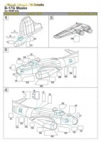 Metallic Details MDM4809 Boeing B-17G Flying Fortress Masks (designed to be used with Hong Kong Models kits) 1/48