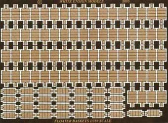 White Ensign Models PE 35056 WW2 USN NAVY FLOATER BASKETS, 72 large, 30 small 1/350