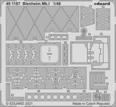 Eduard 491187 SET Blenheim Mk.I (AIRF) 1/48