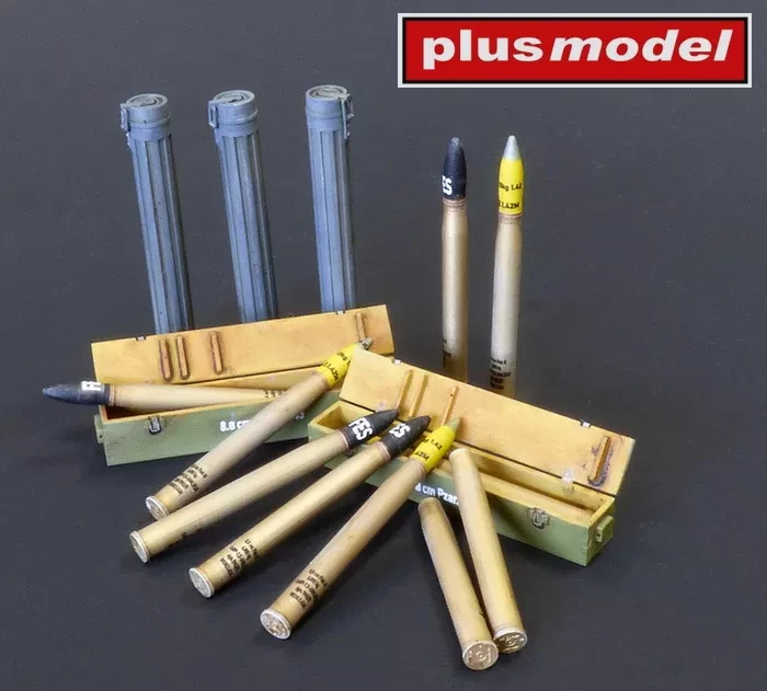Plusmodel DP3058 8,8cm ammo for KwK 36 Flak 88-41 1/35