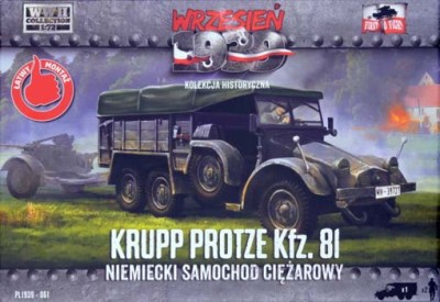 First To Fight FTF-72061 Krupp Protze Kfz.81 (incl. 2 fig.) 1/72