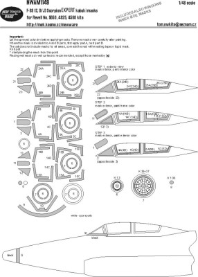 New Ware NWA-M1149 Mask F-89(C, D/J) Scorpion expert (REV) 1/48