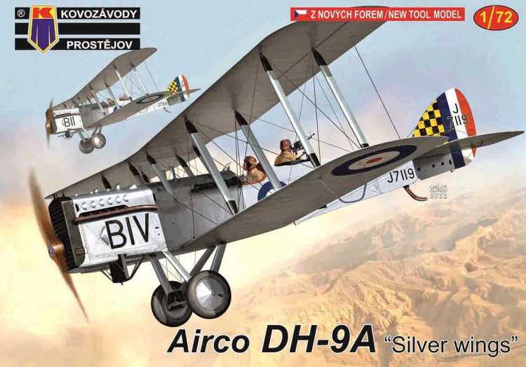 Kovozavody Prostejov 72312 Airco DH-9A 'Silver Wings' (3x camo) 1/72