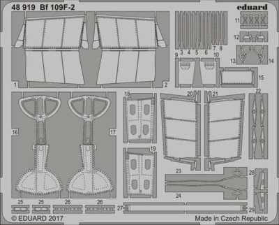 Eduard 48919 Bf 109F-2 1/48