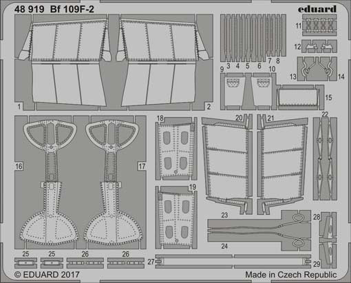 Eduard 48919 Bf 109F-2 1/48