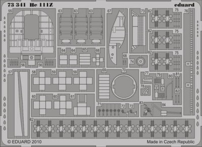 Eduard 73341 He 111Z interior S.A.