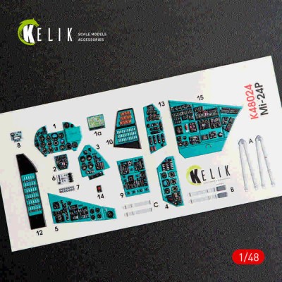 Reskit K48024 MI-24P interior 3D (ZVE) 1/48
