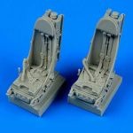 QuickBoost QB48628 A-37 Dragonfly seats with safety belts 1/48