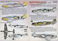 Print Scale 72-406 Messerschmitt Bf-109 G-14 (wet decals) 1/72