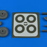 Aires 4823 Macchi Mc.200 early wheels&paint masks (ITA) 1/48