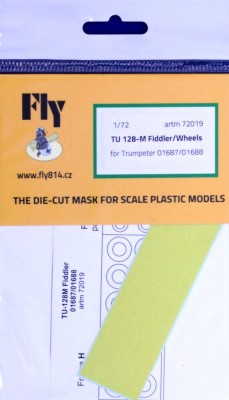 Fly model M7219 Masks for Tu-128M Fidler wheels (TRUMP) 1/72