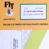 Fly model M7219 Masks for Tu-128M Fidler wheels (TRUMP) 1/72