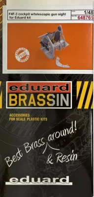 Eduard 648765 BRASSIN F4F-3 cockpit w/ telescopic gun sight 1/48