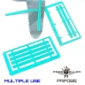 77 Propeller 77PRP085 Luftwaffe wing walkway stencils 1/48