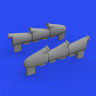 Eduard 672301 BRASSIN Hurricane Mk.I exhaust stacks (ARMA) 1/72