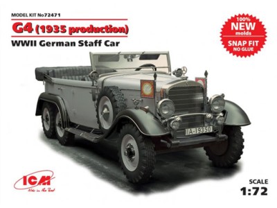 ICM 72471 Mercedes G4 1935 г. (сборка без клея) 1/72