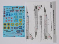 Foxbot Decals FBOT72016 Ukrainian Foxbats: Mikoyan MiG-25 (10 options) MiG-25RBF, MiG-25RBS, MiG-25RBT) 1/72
