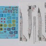 Foxbot Decals FBOT72016 Ukrainian Foxbats: Mikoyan MiG-25 (10 options) MiG-25RBF, MiG-25RBS, MiG-25RBT) 1/72