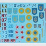 Foxbot Decals FBOT72016 Ukrainian Foxbats: Mikoyan MiG-25 (10 options) MiG-25RBF, MiG-25RBS, MiG-25RBT) 1/72