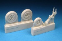 Barracuda Studios BCR72209 BAC/EE Lightning F.2A/F.6 Landing Gear - (designed to be used with Airfix kits) 1/72