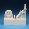 Barracuda Studios BCR72209 BAC/EE Lightning F.2A/F.6 Landing Gear - (designed to be used with Airfix kits) 1/72