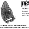 IBG Models U7252 IAR.80/81 Pilot's seat w/ seatbelts (1941-43) 1/72