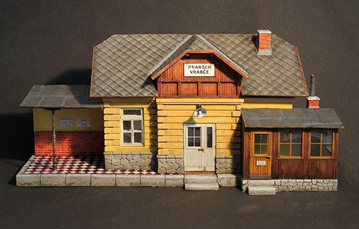 Plus model 368 Railway station 1:35