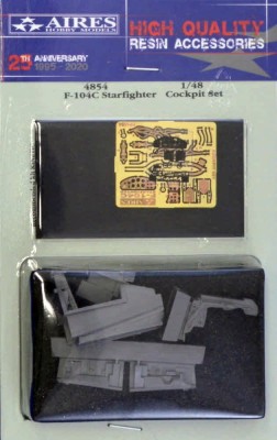 Aires 4854 F-104C Starfighter cockpit set (KIN) 1/48