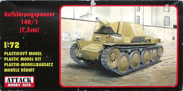 Attack Hobby 72815 Aufklarungpanzer 140/1 (7,5cm) 1/72